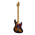 Vintage Element 4 Zebra Burst Electric Bass Michael Kelly MKE4PZBMRU